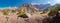 Fann mountains landscape, Tajikistan. Scenery mountains in Pamir, Alay. Mountains in Kulikalon lakes