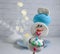 Fanny marshmallows traditional  relaxation  sweet a plate christmas background