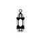 Fanoos Lantern background islam   logo simple vector icon illustration