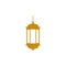 Fanoos Lantern islam logo simple vector icon illustration