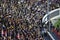 Fans at Cal Berkeley Game at California Memorial Stadium