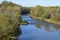 Fanshawe reservoir autumn landscape, London Ontario