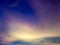 Fantastic abstract blue color of twilight white cloud and sky