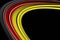 Fantastic abstract wave with german colors for sport events