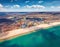 Fantastic aerial view of Albena Beach.