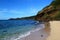 Fantastic beach: Wonderful day at the Beach on Fiji / Yasawa Islands - Beautiful scenery with wonderful blue and turquoise sea wat