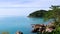 Fantastic beautiful panoramic view from Silver Beach Koh Samui Thailand