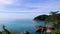 Fantastic beautiful panoramic view from Silver Beach Koh Samui Thailand