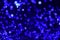 Fantastic blurry and bokeh dark blue theme background in the mystry cave