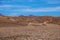 A fantastic and colourful sand and rock formation in the Death Valley