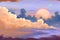 Fantastic and Exotic Allen Planets Environment: The Cloudscape.