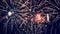 Fantastic fireworks` flashes. Multiple fireworks 4K