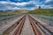 fantastic image of railroad bridge with great depth.  Belonging to the well-known tunnel route in Spanish