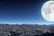 Fantastic Lunar Landscape AI Generated