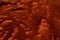 Fantastic martian landscape in rusty orange shades, Mars surface, Desert, Cliffs, sand. Alien landscape. Red planet mars