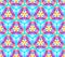 Fantastic neon flower seamless pattern, abstract shape with lots of blending lines