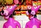 Fantastic Pink Panther amusement game for children at fun fair