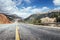 Fantastic road in the mountains. Carpathians. Ukraine