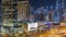 Fantastic rooftop skyline of Dubai marina timelapse.