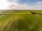 Fantastic rural region seen from the air