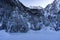 A fantastic snowy landscape in Trentino