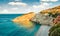 Fantastic summer view of Porto Katsiki Beach. Marvelous morning seascape of Ionian sea. Splendid outdoor scene of Lefkada Island,