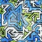 Fantastic technology seamless pattern