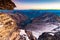 Fantastic top view from Grosser Hafner summit or peak during sunrise, Alps Austria, Hohe Tauern