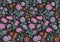 Fantastic vector seamless vintage floral pattern.