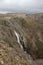 Fantastic view of the Frecha da Mizarela waterfall, in Arouca