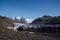 Fantastic view on Solheimajokull glacier in Katla Geopark on Icelandic Atlantic South Coast. Location: South glacial tongue of