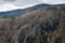 Fantastic view Tara river gorge - is the second biggest canyon in the world and the biggest one in Europe in the national park Dur