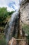 Fantastic waterfall called `Cascada del Molino de la Chorrera` from Spain