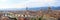 fantastic wide view of Florence with Palazzo Vecchio and the Arn