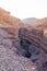 Fantastically beautiful landscape in the national nature reserve - Red Canyon in the rays of the setting sun, near the city of