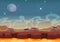 Fantasy Alien Planet Desert Landscape For Ui Game