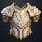 Fantasy Armor: A Golden And Silver Masterpiece Of Realistic Detail