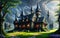 Fantasy Art Realistic Witch Place Environment By Stunning Mystical Buildings