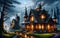 Fantasy Art Realistic Witch Place Environment By Stunning Mystical Buildings