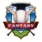 Fantasy Baseball Emblem Illustration