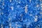 Fantasy blue glitter Christmas background.