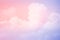 Fantasy cloudy sky with pastel gradient color , nature abstract background