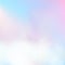 Fantasy cloudy sky with soft blue pink tints. Unicorn fantasy wallpaper with subtle holographic tints. Abstract modern gradient