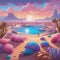 Fantasy Concept Art The Crystal Desert\\\'s Luminescent Ecosystem seq 1 of 29