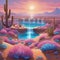 Fantasy Concept Art The Crystal Desert\\\'s Luminescent Ecosystem seq 13 of 29