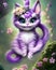 Fantasy Cute Kawaii baby Cheshire cat kitten