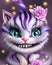 Fantasy Cute Kawaii baby Cheshire cat kitten