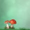 Fantasy enchanted fairy tale forest with magical Mushrooms.Background