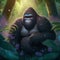 Fantasy gorilla from fairy tales