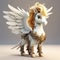 Fantasy-inspired Pony 3d Model With Charming Character Design